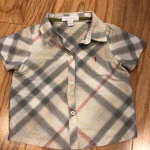 Authentic Burberry Baby Button down